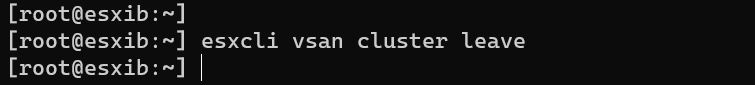 Remove ESXi Host from vSAN Cluster - Delete vSAN Datastore