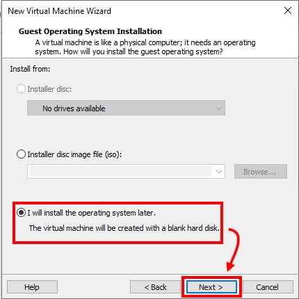 Creating new Windows 11 virtual machine on VMWare