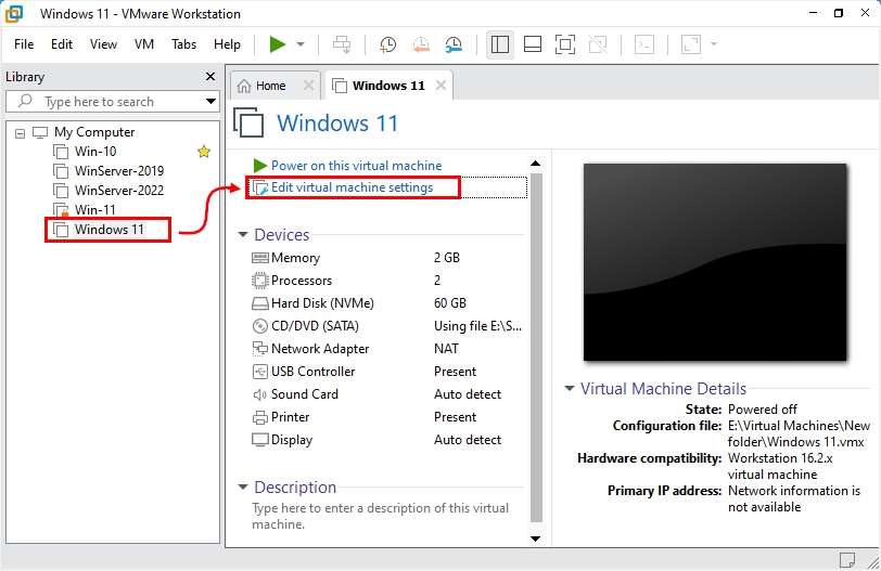 Enable TPM and Secure Boot on VMWare Workstation