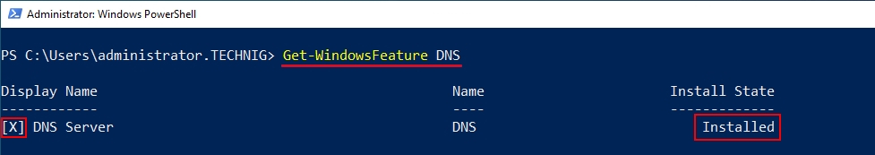 Verify DNS State Using Windows PowerShell Command