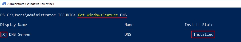 Verify DNS State Using Windows PowerShell Command 