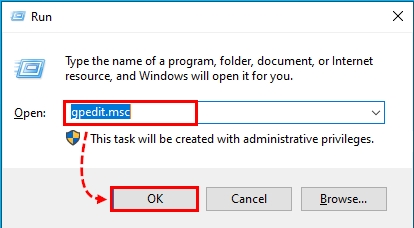 Opening Group Policy Editor using Run Command