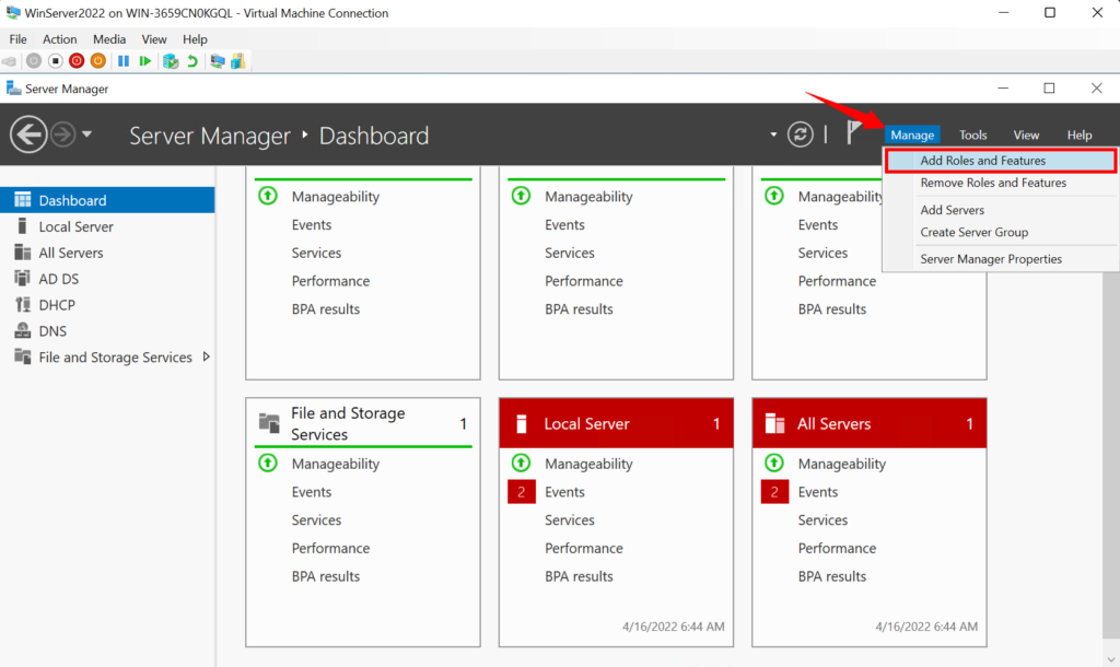 Windows Server 2022 Backup installation and Configuration