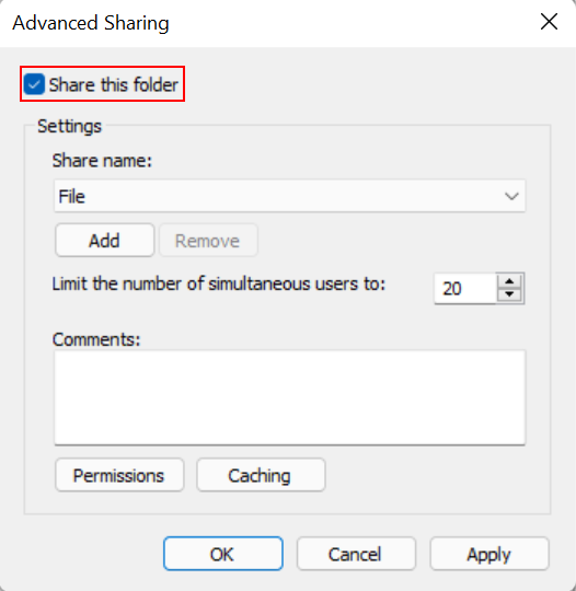 How to Share File Over the Network on Windows 11