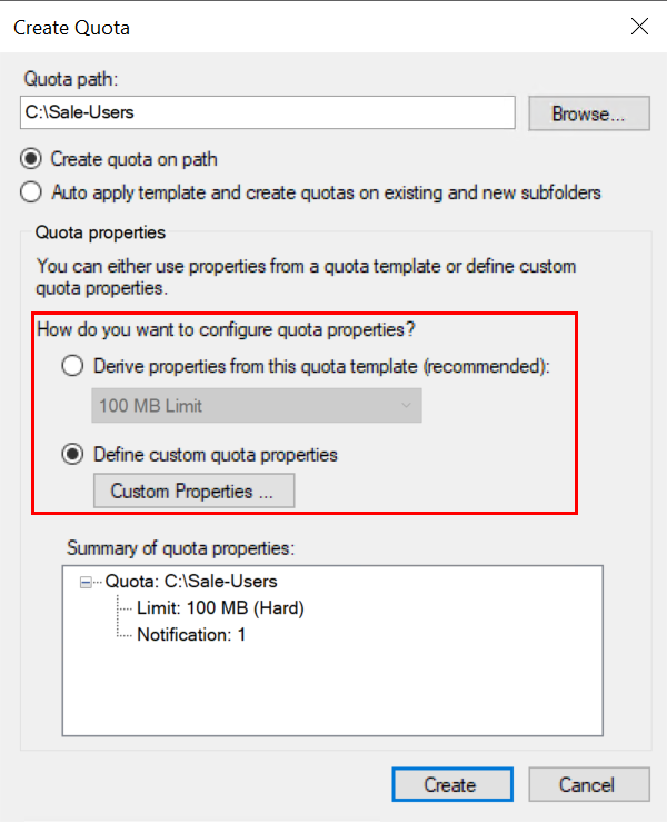 File Server Resource Manager on Windows Server 2022