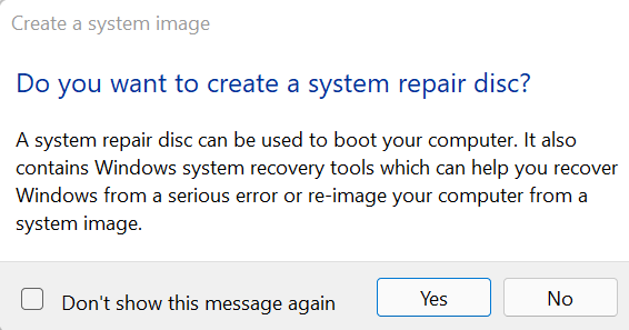 Repair disk