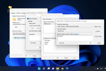 How to Share Files Over Network (Share Permissions) on Windows 11