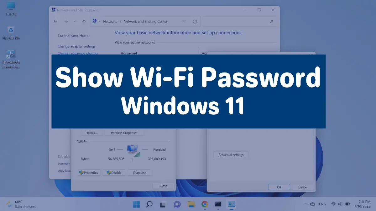 Show Wifi on Windows 11