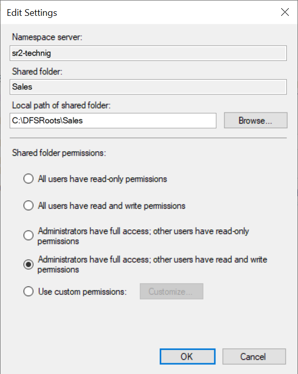 How to Install and Configure Distributed File System Namespace