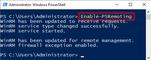 Enabling PowerShell Remoting 