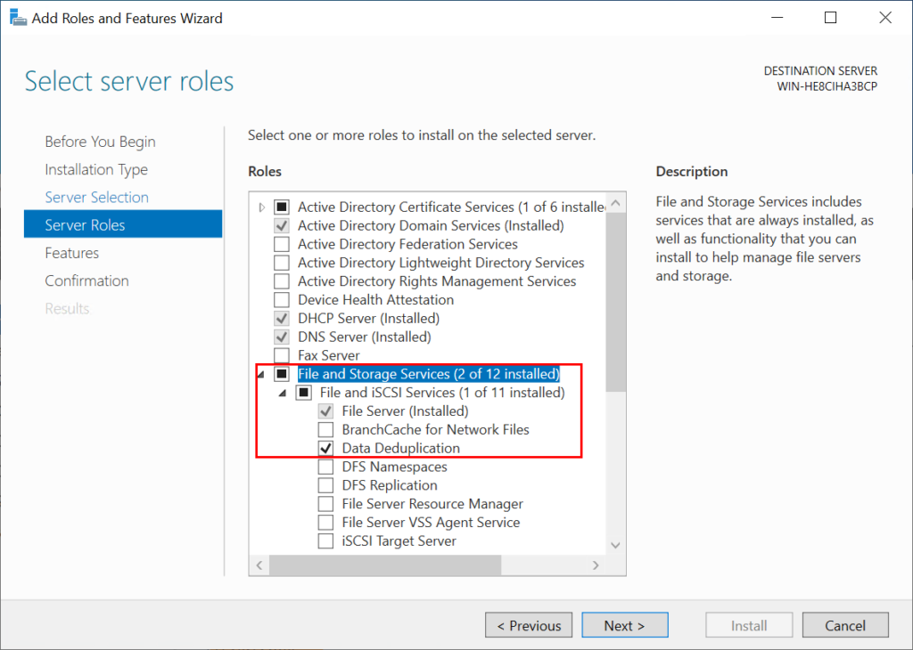 How to Install and Enable Data Deduplication in Windows Server 2022