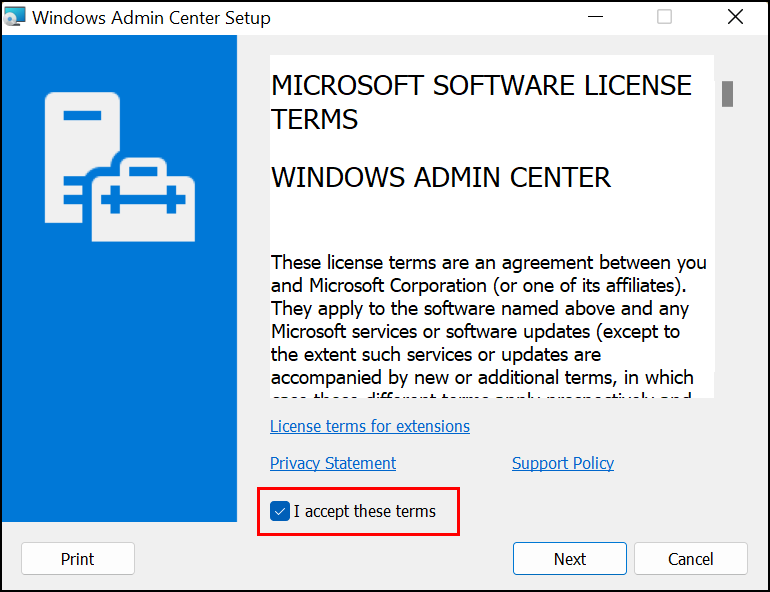 How to Download and Install Windows Admin Center on Windows Server 2022