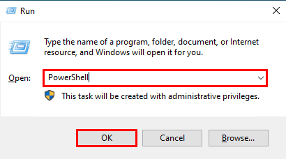 Run PowerShell as Administrator.