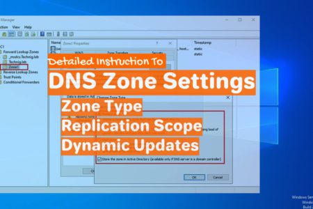 How to change DNS zone settings in Windows Server 2022?