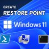 create and configure Restore Points on Windows 11.