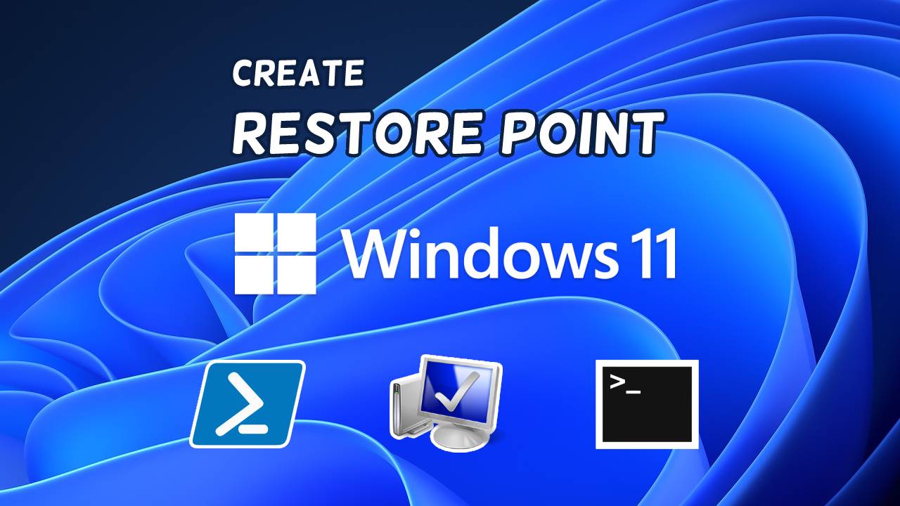 create and configure Restore Points on Windows 11.