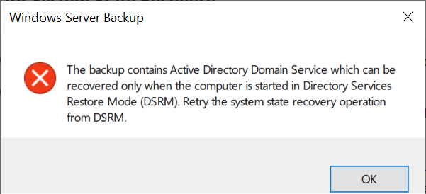 How to Restore Backup in Windows Server 2022