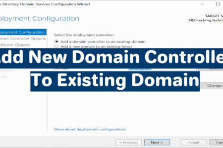 How to Add New Domain Controller to Existing Domain