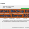 Restore backup